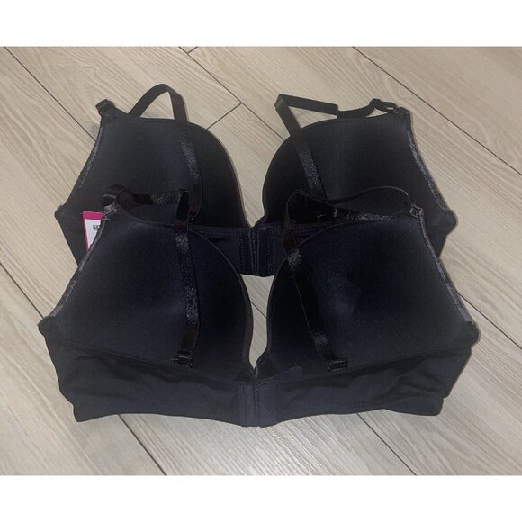 2 Maidenform 05809 Push Up Convertible Shaping UW Bras Womens 38D Black New - Picture 4 of 6